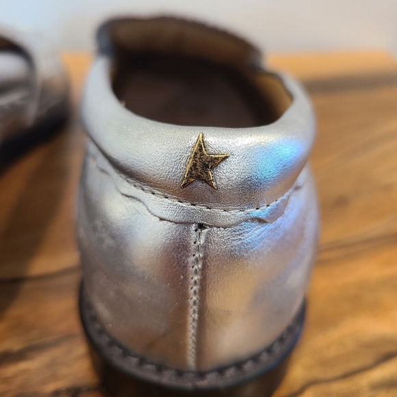 Golden Goose Jerry Metallic Silver Penny Loafer - Picture 5 of 16
